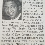 Did you know my Daddy, Nola Businessman, George Albert Price