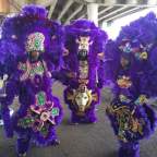 The Mardi Gras Indians Super Sunday, rescheduled due to rainy forecast