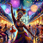 Title: “Laissez les bons temps rouler!” – NOLA’s Vibrant NYE Soul